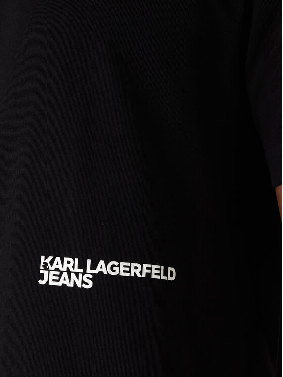 Karl Lagerfeld Jeans Karl Lagerfeld Jeans Camiseta B1M17069 Negro Regular Fit