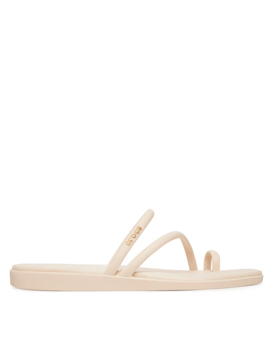 Crocs Šlepetės per pirštą Crocs Miami Toe Loop 209862 Smėlio
