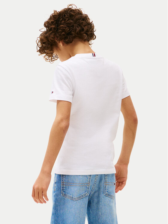 Tommy Hilfiger Tommy Hilfiger Marškinėliai Graphic KB0KB09719 Balta Regular Fit