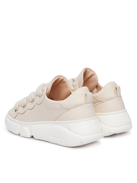 AGL Sneakersy AGL Soft Bubble D938055PGS Krémová