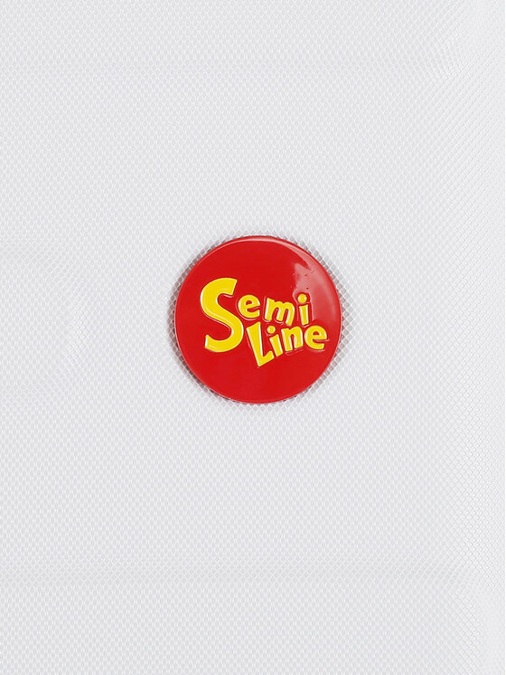 Semi Line Valiză medie Semi Line T5842-2 Alb