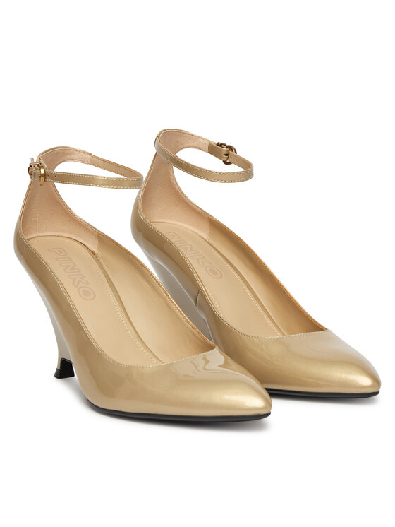 PINKO Czółenka PINKO Gwen 05 SD0643P050 Złoty