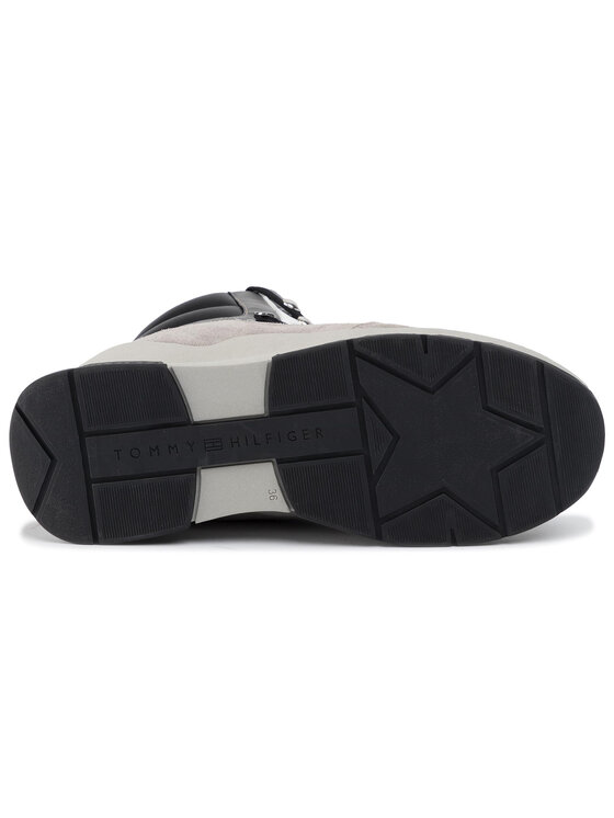 Tommy Hilfiger Snīkeri Tommy Hilfiger Tommy Sparkle Sporty Boot FW0FW04635 Pelēks