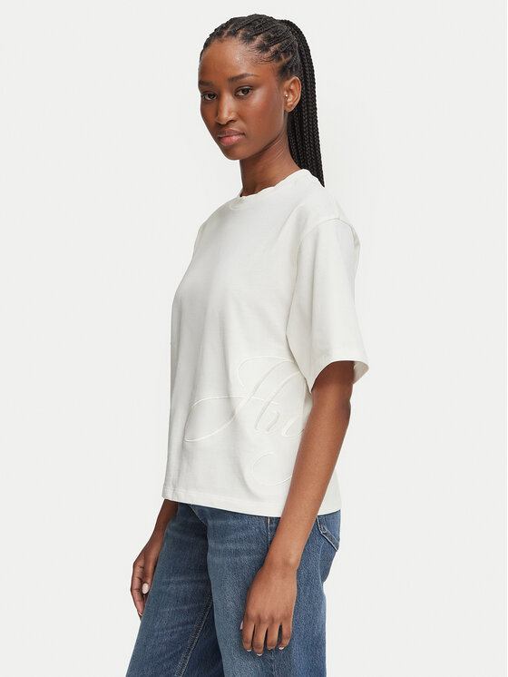 HUGO HUGO Camiseta Duslant 50570677 Blanco Oversize