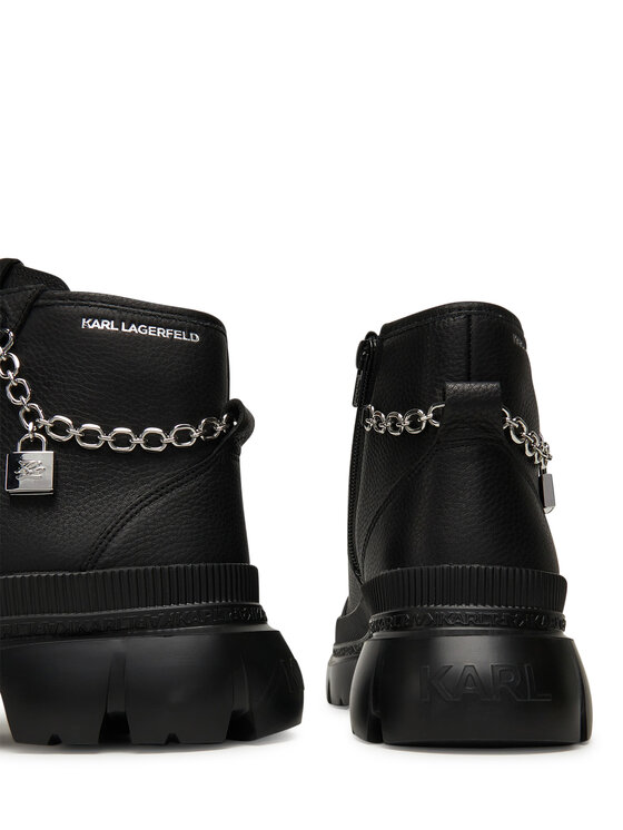 KARL LAGERFELD Outdoorová obuv KARL LAGERFELD Trekka Max Lock KL43542 Čierna