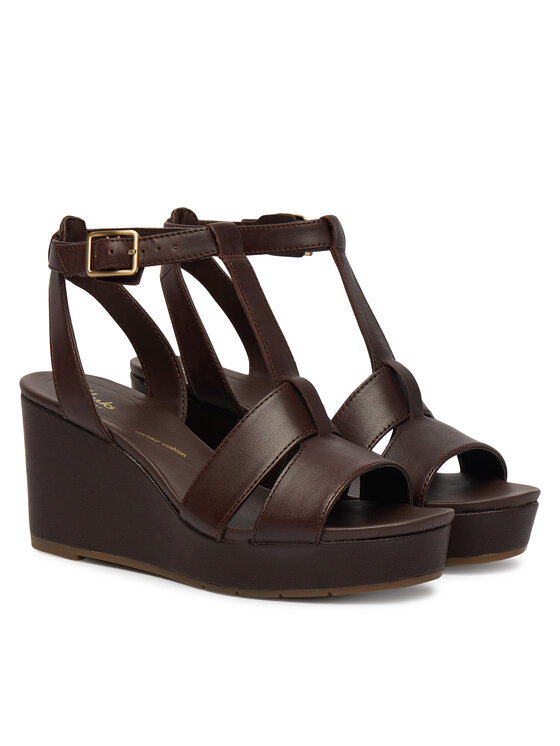 Clarks Босоніжки Clarks Sabina Hope 26186104 Коричневий