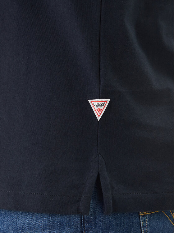 Guess Guess Polo F6GP01 K8FQ4 Azul marino Regular Fit
