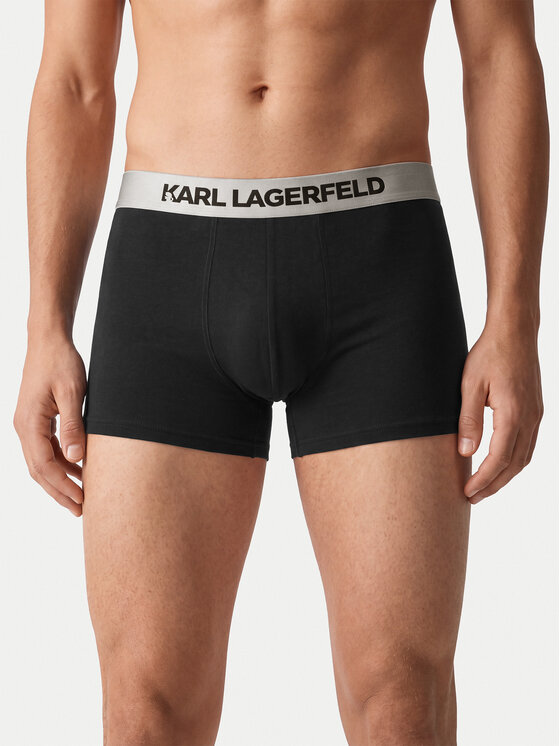 KARL LAGERFELD KARL LAGERFELD Conjunto de calzoncillos boxer A1M47020 Negro