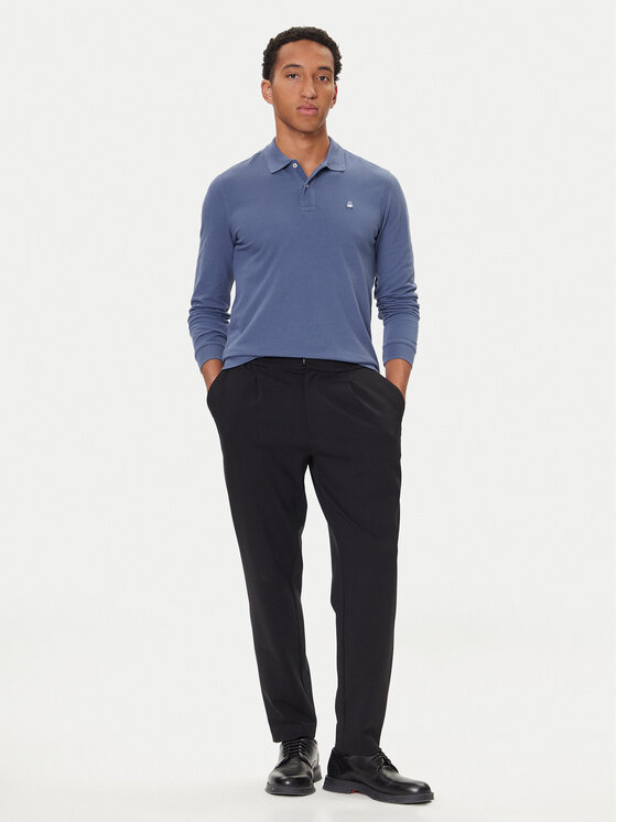 United Colors Of Benetton United Colors Of Benetton Поло 3089J3204 Cиній Regular Fit