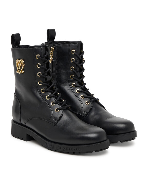 LOVE MOSCHINO Черевики LOVE MOSCHINO JA24254G0NIA0000 Чорний