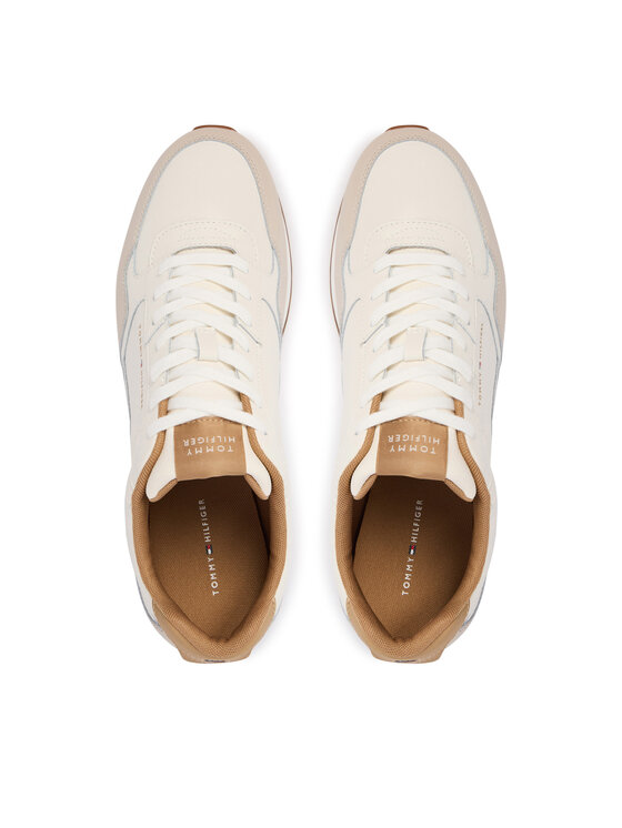 Tommy Hilfiger Laisvalaikio batai Tommy Hilfiger Light Eva Runner FM0FM05906 Balta