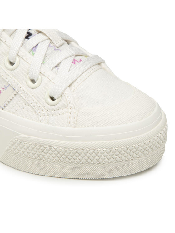 adidas Sneakers adidas Nizza Platform W HQ8813 Bianco