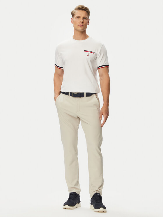 Beverly Hills Polo Club Beverly Hills Polo Club Футболка P-SS26M-TS0112 Білий Regular Fit