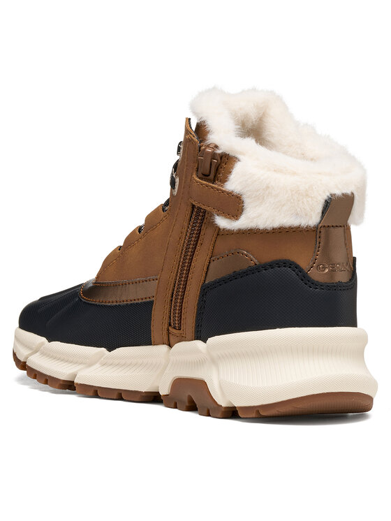 Geox Schnürschuhe Geox J Flexyper Plus Girl B Abx J56NGA 0MECE CR69B S Braun