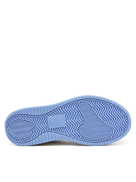 Tommy Jeans Snīkeri Tommy Jeans Tjw Retro Basket Flatform Ess EN0EN02506 Zils
