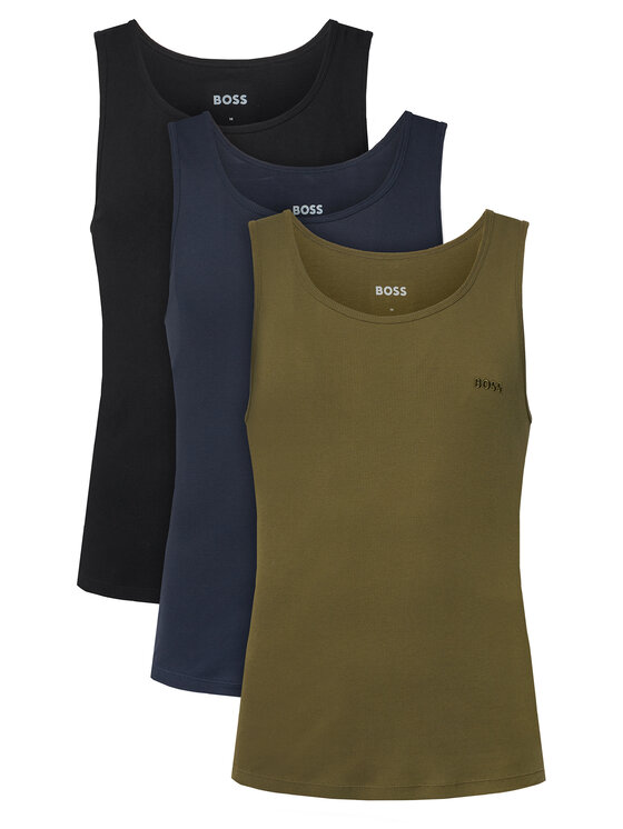 BOSS BOSS Conjunto de camisetas de tirantes Classic 50542132 De color Regular Fit