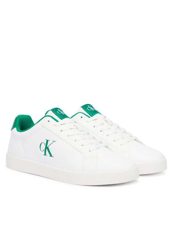 Calvin Klein Sneakers Calvin Klein 3 Cupsole Derby Pu Smo HM0HM02458 Alb
