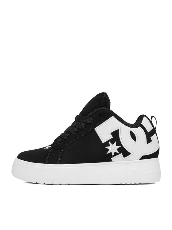 DC Shoes Снікерcи DC Shoes EO-COURT GRAFFIK PLATFORM DC02422004 Чорний