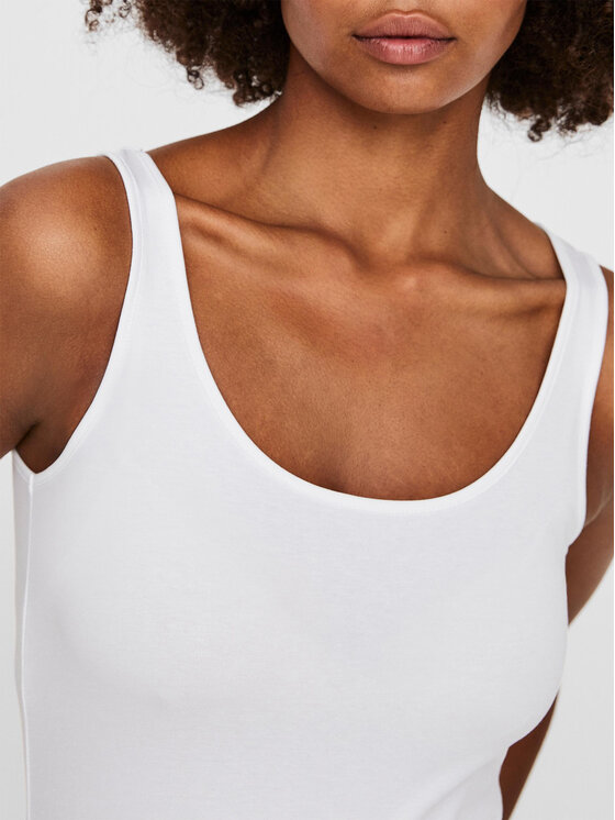 Vero Moda Vero Moda Felső Maxi 10185110 Fehér Regular Fit