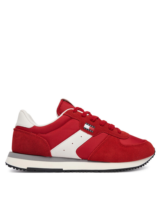 Tommy Jeans Sneakersy Tommy Jeans Tjm Eva Runner Mix Material EM0EM01737 Czerwony