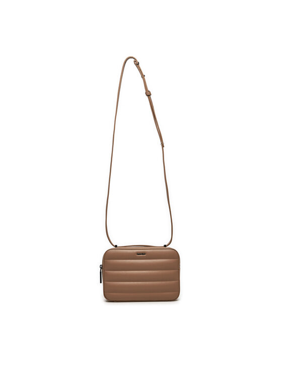 Calvin Klein Kabelka Calvin Klein Line Quilt Camera Bag K60K612114 Hnědá