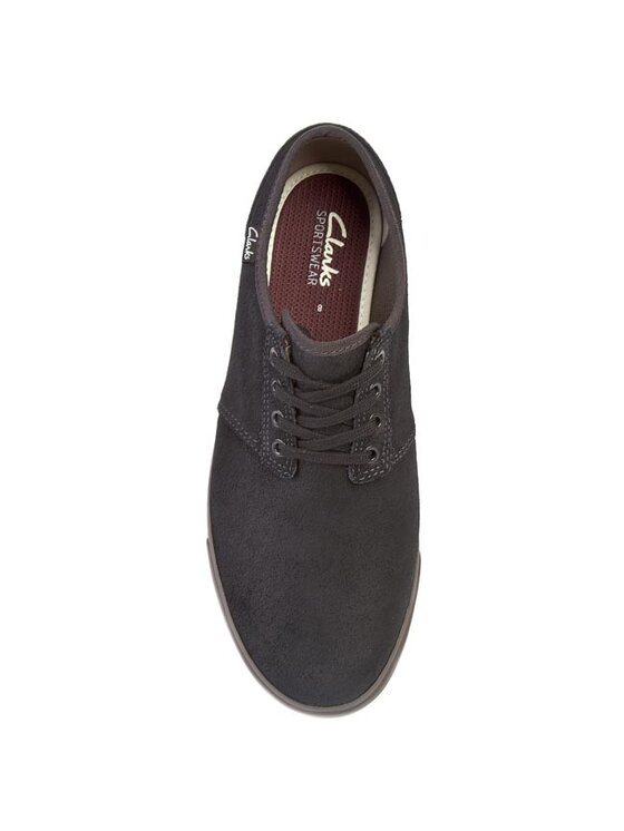 Clarks Poltopánky Clarks Torbay Lace 261028177 Čierna