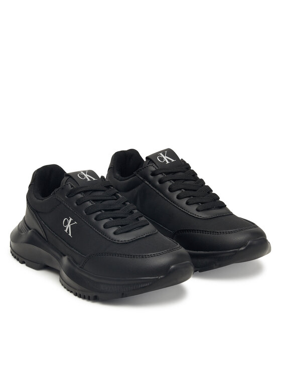 Calvin Klein Tenisice Calvin Klein Low Cut Lace Up Sneaker V3A9-83105-1695 D Crna
