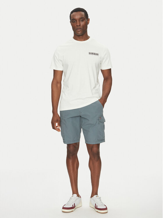 Napapijri Napapijri Футболка S-Vignoni NP0A4ILX Écru Regular Fit
