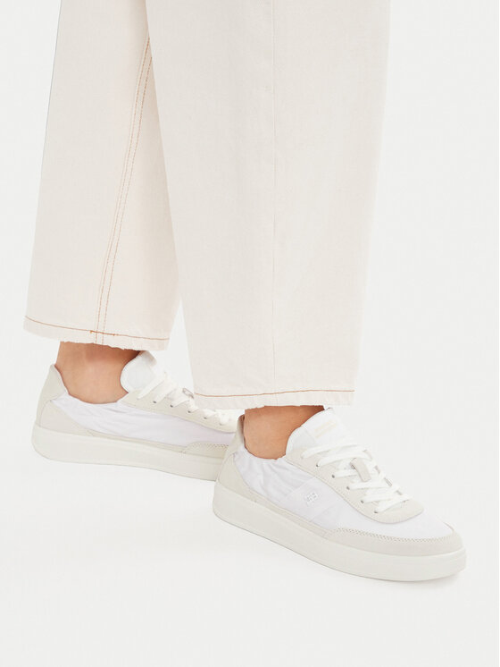 Tommy Hilfiger Superge Tommy Hilfiger Th Heritage Nylon Sneaker FW0FW09405 Bela