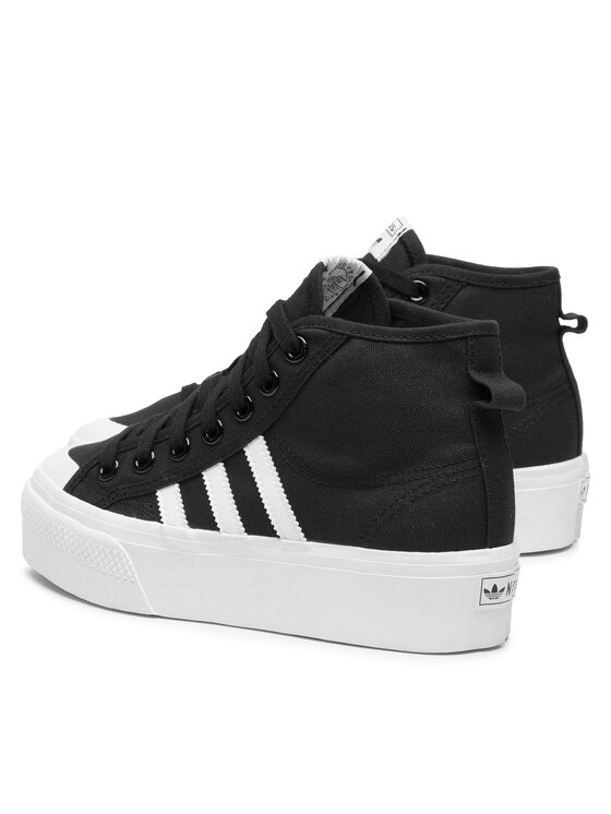 adidas Zapatillas adidas Nizza Platform Mid W FY2783 Negro