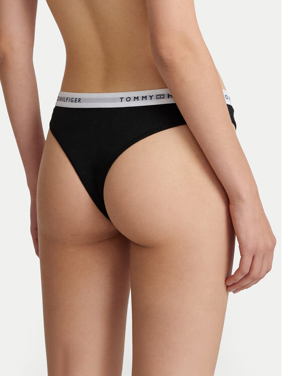 Tommy Hilfiger Tommy Hilfiger Tangas UW0UW05875 Negro
