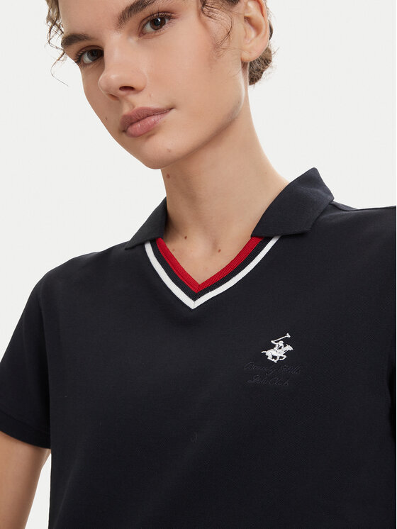 Beverly Hills Polo Club Beverly Hills Polo Club Polo P-SS26W-P2217 Azul marino Regular Fit
