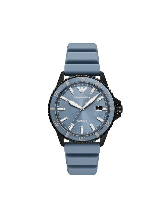 Emporio Armani Годинник Emporio Armani AR11685 Голубий
