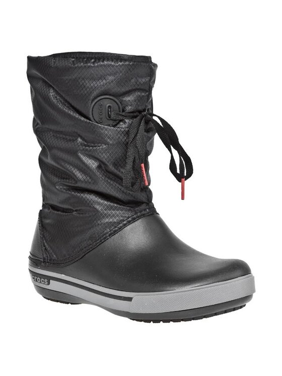 Crocs Škornji za sneg Crocs Crocband II.5 Lace Boot W 14545 Black/Charcoal