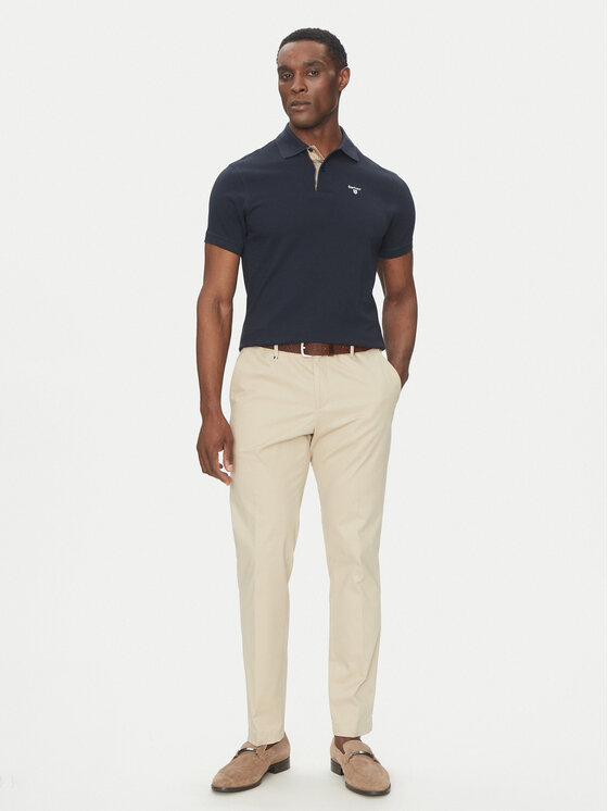 Barbour Barbour Поло Tartan MML0012NY31 Cиній Tailored Fit