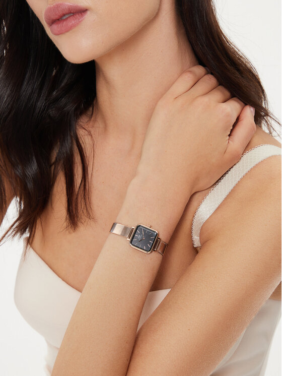 Daniel Wellington Pulkstenis Daniel Wellington Quadro Studio DW00100518 Zelta