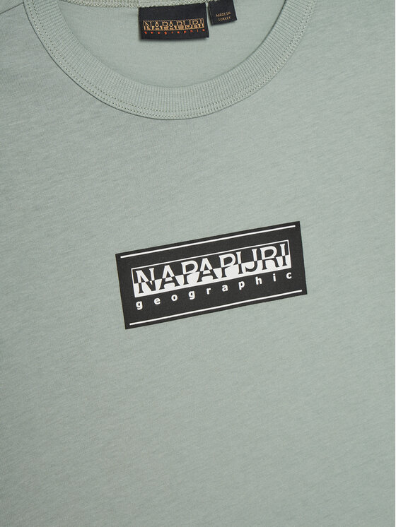 Napapijri Napapijri Футболка Chamois NP0A4ILE D Зелений Regular Fit
