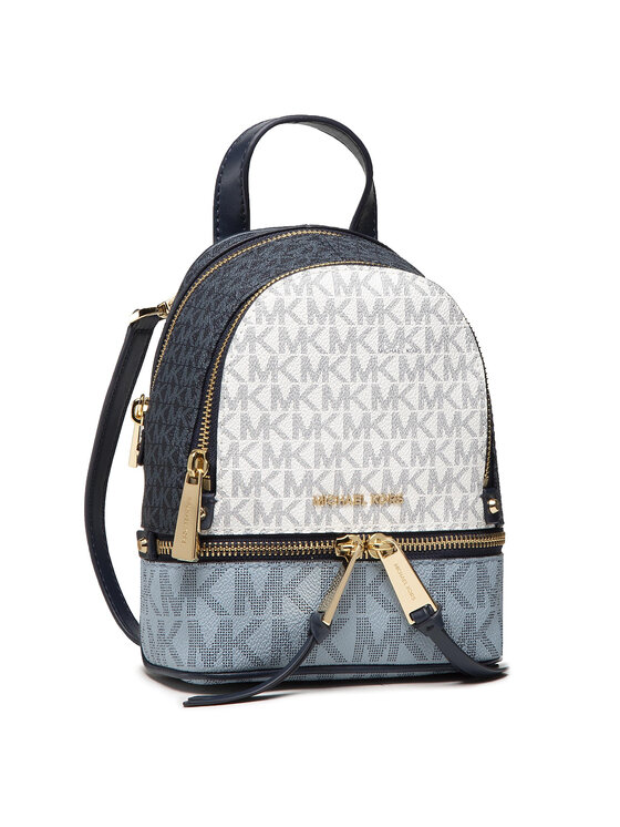 MICHAEL Michael Kors Batoh MICHAEL Michael Kors Rhea Zip 30S0GEZB0B Modrá