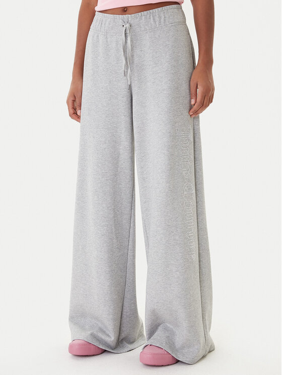 Juicy Couture Juicy Couture Pantalones de chándal Annen JCWBJ225320 Gris Wide Leg