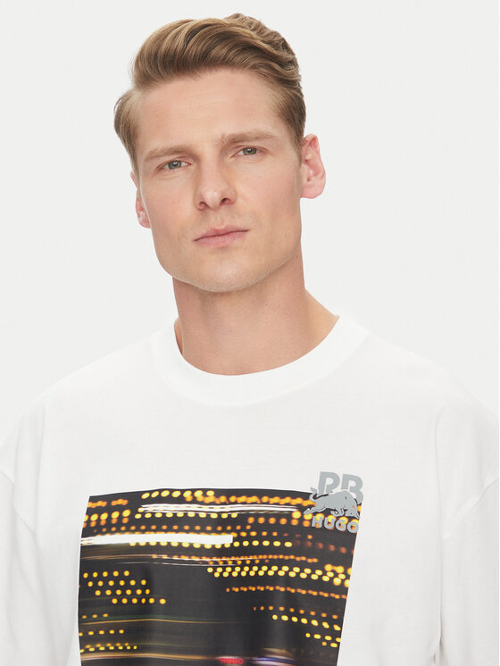 HUGO HUGO Футболка Daveley_RB 50545125 Білий Regular Fit
