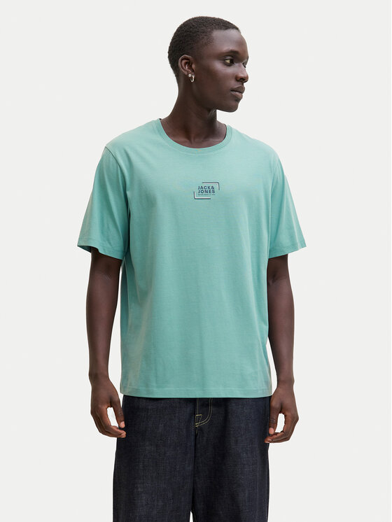 Jack & Jones Jack & Jones Футболка Corp Graphic 12268415 Бірюзовий Regular Fit
