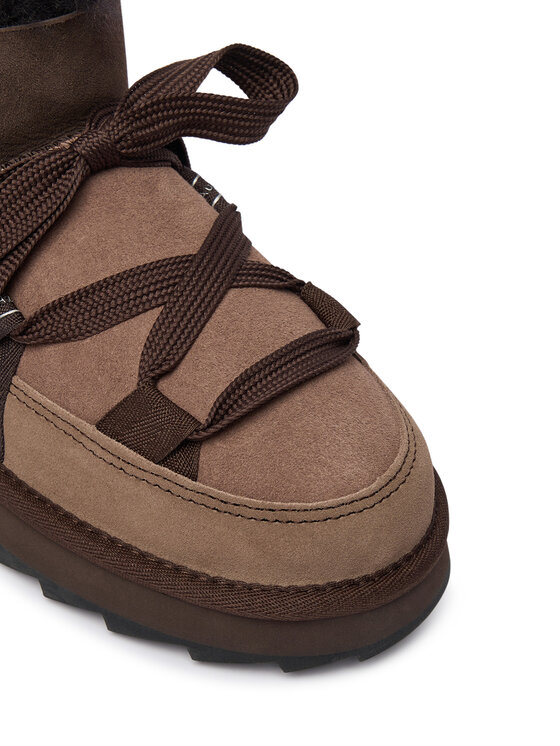 EMU Australia Cizme de zăpadă EMU Australia Blurred Micro Patchwork W13195 Maro închis