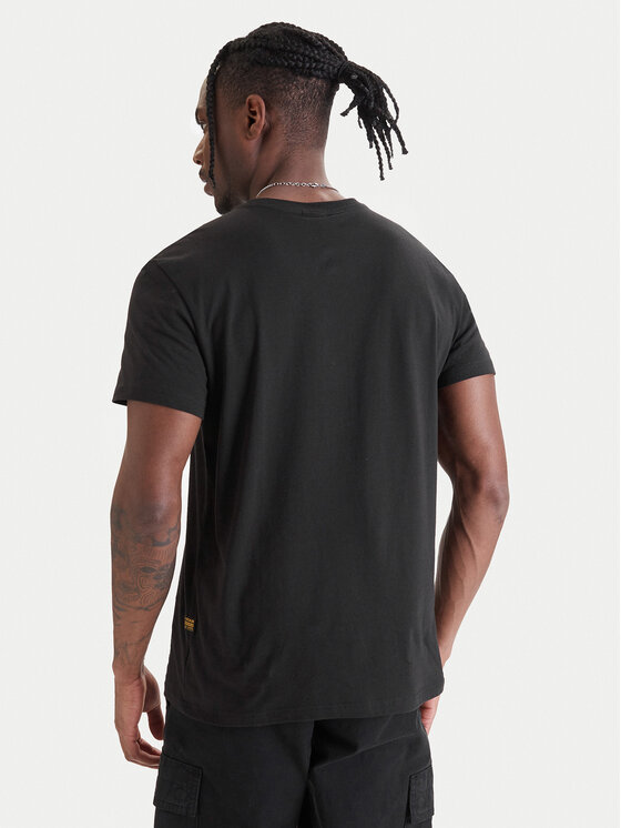 G-STAR G-Star Raw Футболка Base-S D16412-336-6484 Чорний Regular Fit