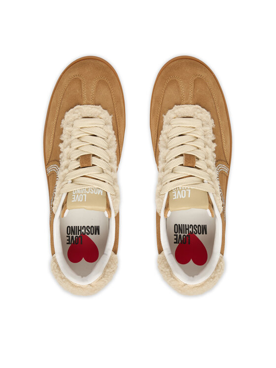 LOVE MOSCHINO Снікерcи LOVE MOSCHINO JA15402G0NIGY104 Бежевий