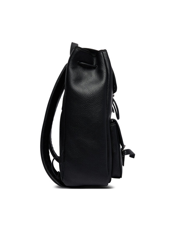 Calvin Klein Zaino Calvin Klein Bold Pebble Flap Backpack LV04D3565G Nero
