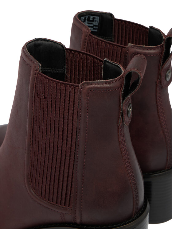 Clarks Čizme Clarks Chamberly Top 26182864 Tamnocrvena