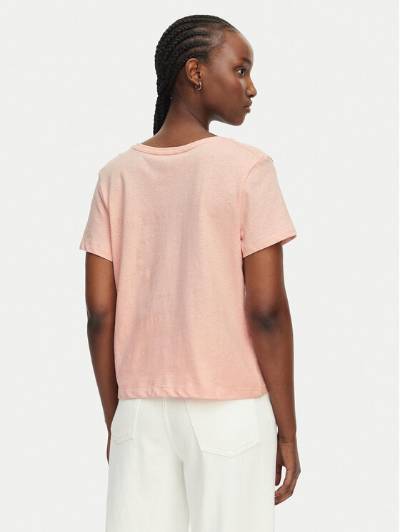 Tommy Hilfiger Tommy Hilfiger Camiseta WW0WW48705 Rosa claro Regular Fit