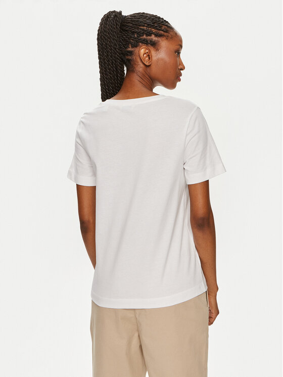 Gant Gant T-shirt Shield 4200750 Bianco Regular Fit