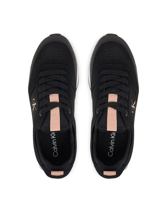Calvin Klein Αθλητικά Calvin Klein Retro Runner Sock Laceup Neo Mix HW0HW03250 Μαύρο