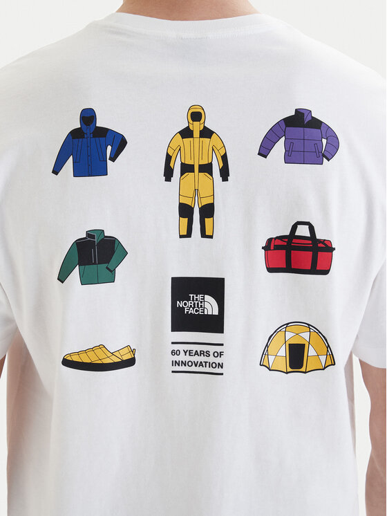 The North Face The North Face Camiseta Icon Celebration NF0A8GAS Blanco Regular Fit